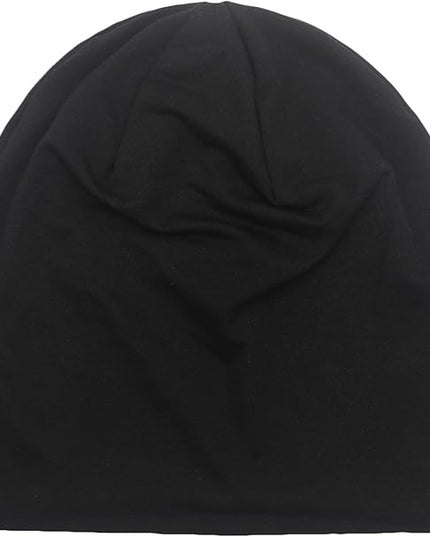 ZLYC Cotton Thin Slouchy Beanie Hat for Men Women Fashion Soft Stretch Knit Skull Cap
