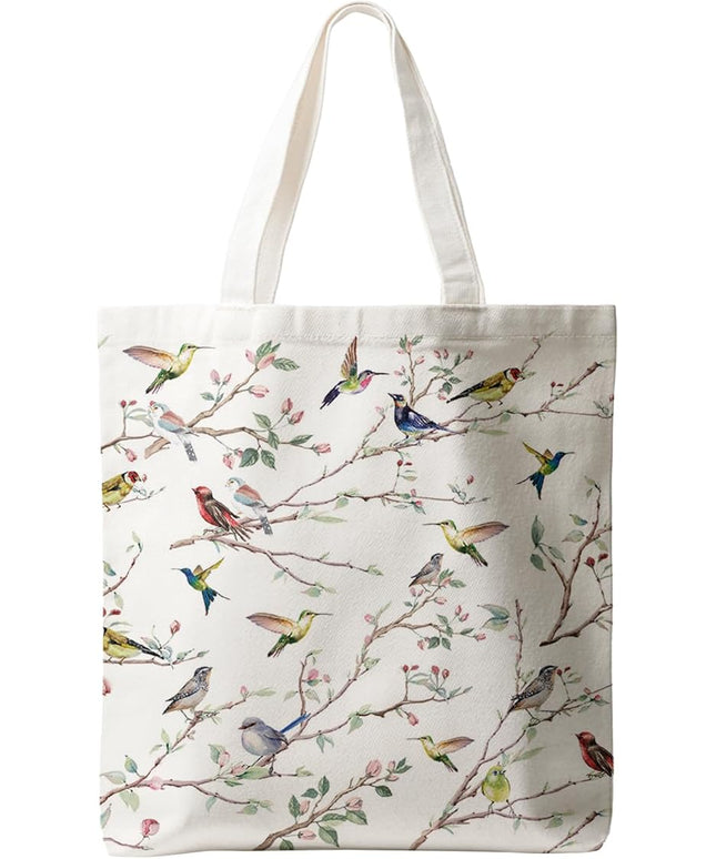 Horaldaily Canvas Tote Bag,Reusable Shoulder Tote Bag for Women Lady Casual Vacation, Shopping, Work, Gym