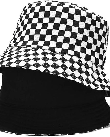 Malaxlx Unisex Bucket Hat Beach Sun Hat Aesthetic Fishing Hat for Men Women Teens, Reversible Double-Side-Wear