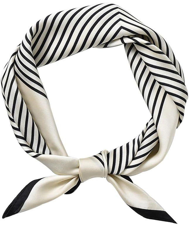 Dailyacc Hair Bandanas Scarf For Women Lightweight Fashion Neck Silk Satin Head Scarves For Sleeping Handbags Scarf