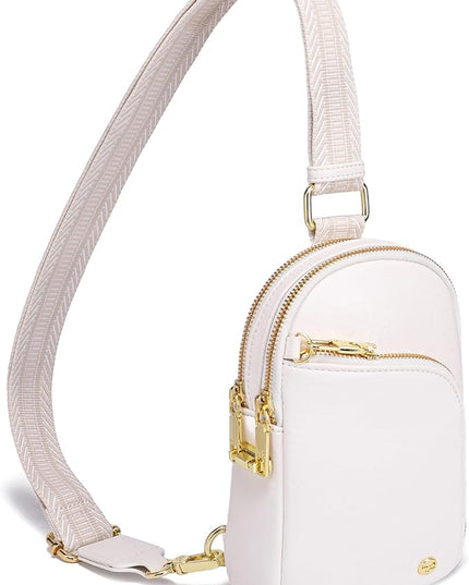 INICAT RFID Blocking Sling Bag Anti Theft Crossbody Bags Women Valentine's Day Gifts Travel Purses Vegan Leather