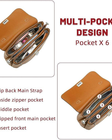Soft Mini Crossbody Handbag, Genuine Leather Cute Shoulder Purse, Ladylike Daily Accessory
