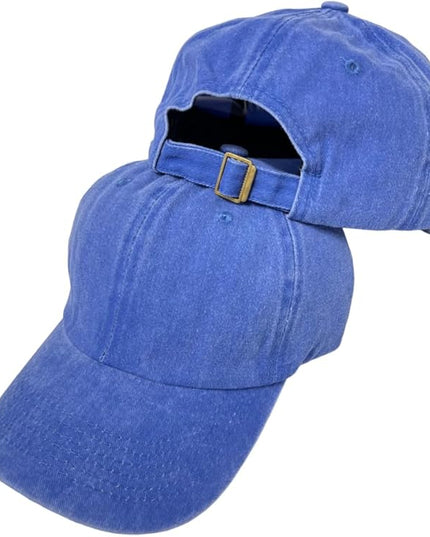 Roytrense Unisex 100% Cotton Washed Low Profile Dad Hat - Adjustable Baseball Cap for Outdoor Activities