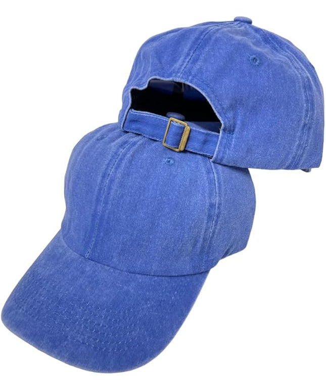Roytrense Unisex 100% Cotton Washed Low Profile Dad Hat - Adjustable Baseball Cap for Outdoor Activities