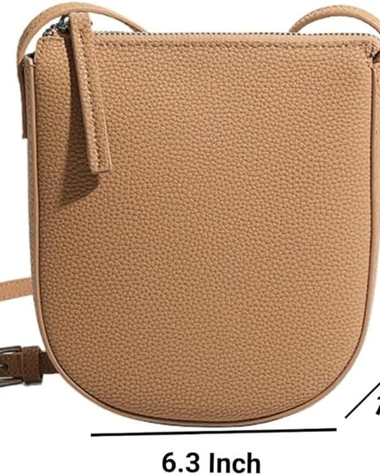Small Genuine Leather Crossbody Bag, Phone Wallet Purse with Adjustable Strap, Shoulder Bag for Women