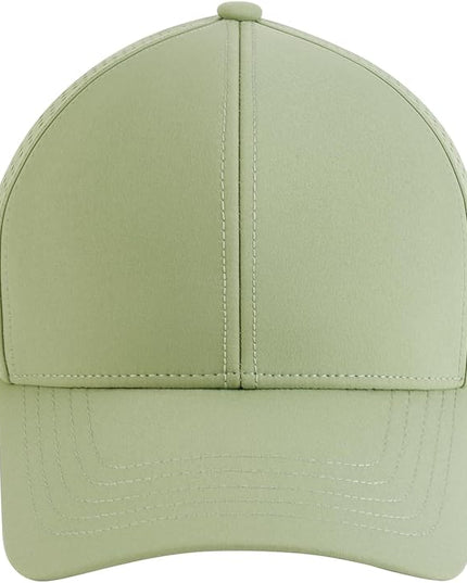 VOBOOM Men Quick Dry Baseball Cap Laser Cut Mesh Ball Curved Brim Snapback Hat