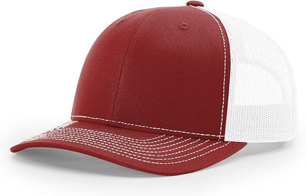 Richardson 112 Trucker Hat - Premium Adjustable Snapback Hat - Structured Six Panel Richardson Blank Caps