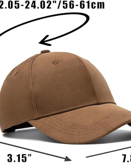Classic Low Profile Baseball Cap for Men Women Adjustable Cotton Trucker Hats Dad Hat Plain Cap