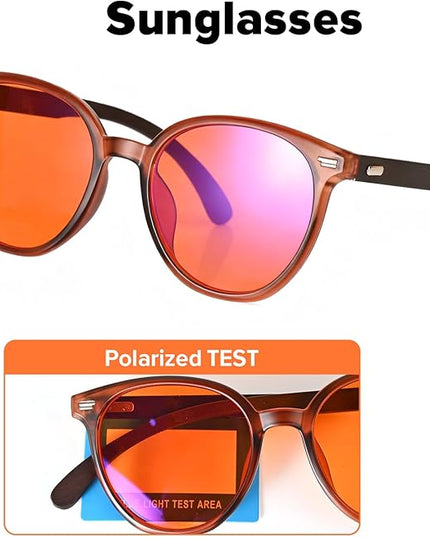 Blue Light Blocking Glasses for Computer/Gaming/Mobile Video - Reduce Eye Strain & Improve Sleep for Men and Women