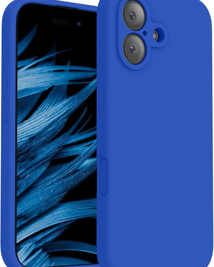 FireNova Magnetic for iPhone 17 Case, Compatible with MagSafe, [Integrated Silicone Camera Control Button] [Camera Protection] Anti-Scratch Microfiber Lining Phone Case, 6.3", Klein Blue