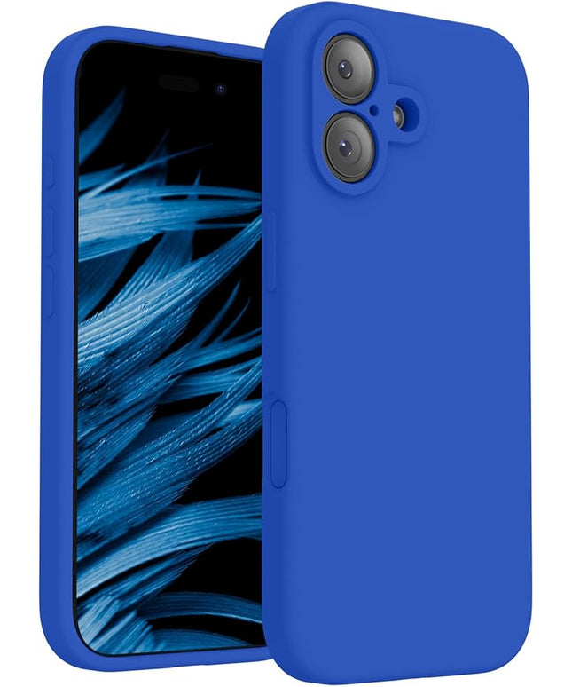 FireNova Magnetic for iPhone 17 Case, Compatible with MagSafe, [Integrated Silicone Camera Control Button] [Camera Protection] Anti-Scratch Microfiber Lining Phone Case, 6.3", Klein Blue