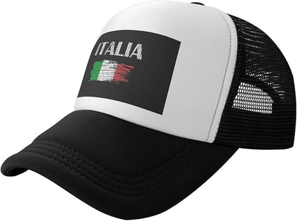 Cute Flag Baseball Cap for Men Women Mesh Trucker Hat Adjustable Patriotic Snapback Baseball Hat for Sports Running