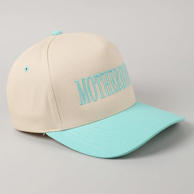 MIRMARU Two-Tone Vintage Canvas Trucker Hats for Men & Women, Adjustable Size Baseball Caps with Trendy Embroidered Design