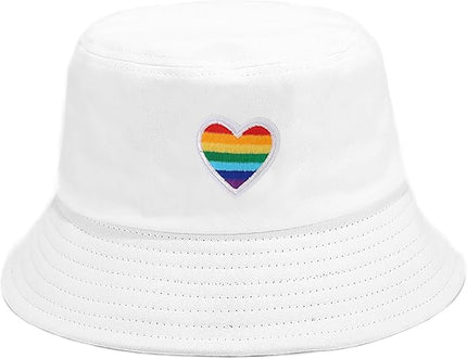 XYIYI Fashion Embroidery Bucket Hat Cotton Beach Fisherman Hats for Women Girls