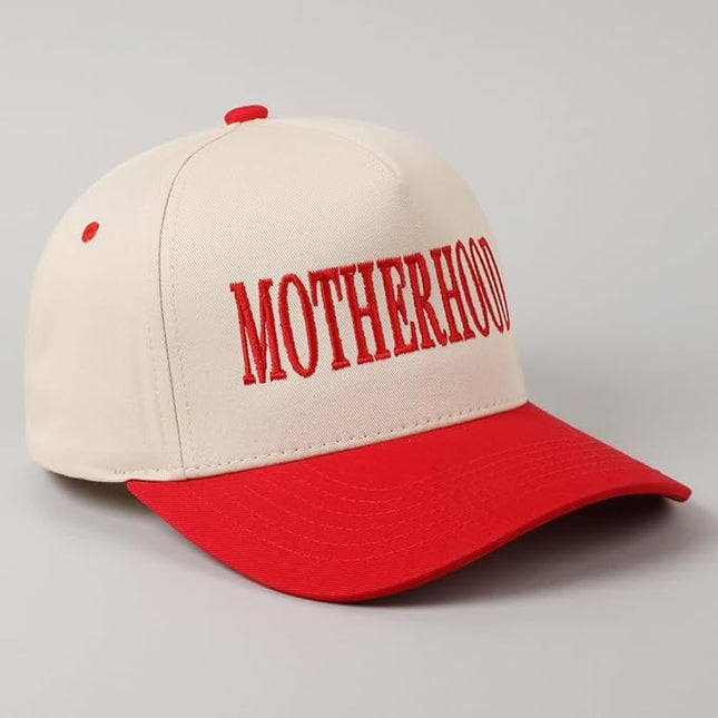 MIRMARU Two-Tone Vintage Canvas Trucker Hats for Men & Women, Adjustable Size Baseball Caps with Trendy Embroidered Design