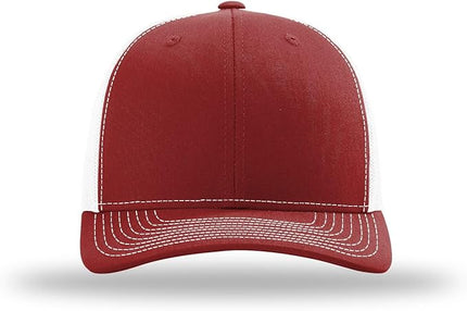 Richardson 112 Trucker Hat - Premium Adjustable Snapback Hat - Structured Six Panel Richardson Blank Caps