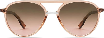 SOJOS Retro Aviator Polarized Sunglasses for Women Men Double Bridge Ladies Shades