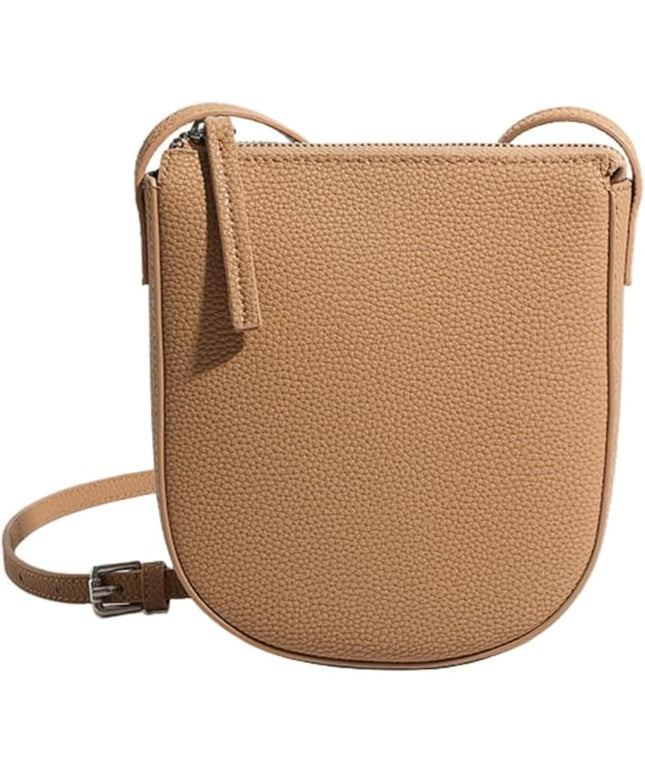 Small Genuine Leather Crossbody Bag, Phone Wallet Purse with Adjustable Strap, Shoulder Bag for Women