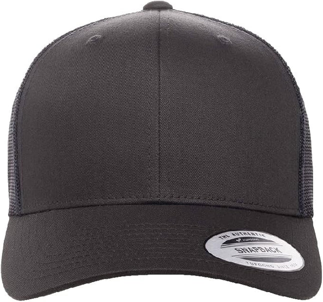 Yupoong Classic Premium Mesh 6 Panel Retro Trucker Cap | Mid Profile Snapback | OSFA | Bulk Pack Available