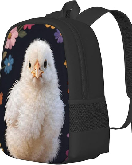 Wreath Chicken Notebook Backpack Fits 15 Inch Laptop Hiking Backpack Trip Daypack