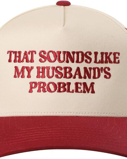 MIRMARU Two-Tone Vintage Canvas Trucker Hats for Men & Women, Adjustable Size Baseball Caps with Trendy Embroidered Design