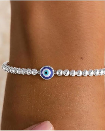 Gold Bracelets for Women 14K Gold Beaded Bracelets Stackable Bracelets for Women Gold Charm Bracelet Non Tarnish Gold Jewelry for Women Trendy