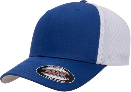 Flexfit 6511 Fitted Mid-Profile Stretchable Mesh Panels Trucker Cap | Bulk Pack Available