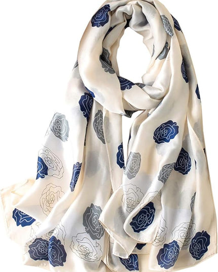 Silk Scarf Mulberry Silk Fashion Scarves Long Lightweight Shawl Wrap …