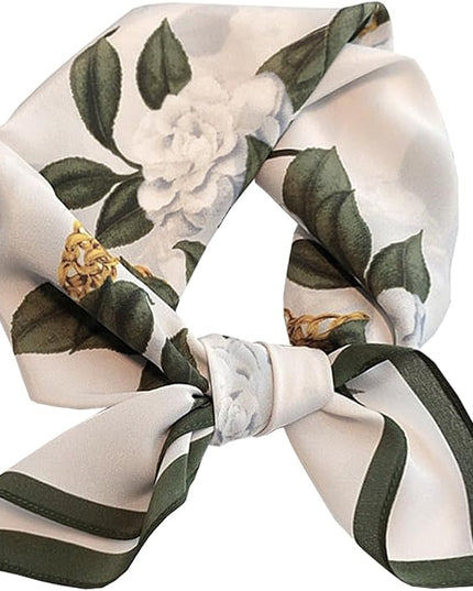 Satin Bandana Headscarf for Women Silky Hair Scarves for Fashion Lightweight