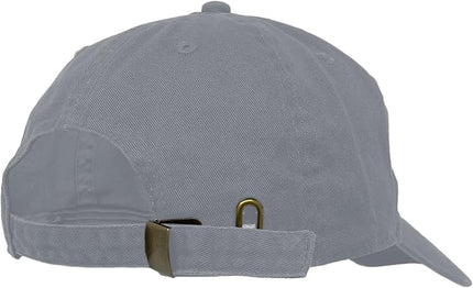 Glory Max 100% Cotton Baseball Cap Classic Plain Low Profile Golf Dad Hat Buckle Adjustable