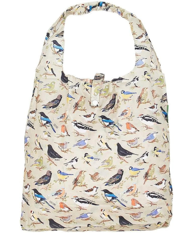ECO CHIC Foldable Reusable Grocery Bags - Lightweight, Recycled & Reusable Shopping Bag - Waterproof Packable Tote