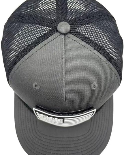 Old Glory PVC Curved 5 Panel Rope Hat, Adjustable Snapback Baseball Cap, Perfect for Outdoor Sports