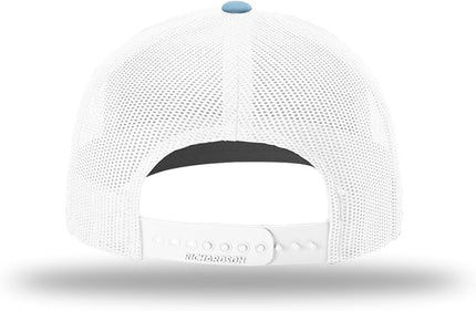 Richardson 112 Trucker Hat - Premium Adjustable Snapback Hat - Structured Six Panel Richardson Blank Caps