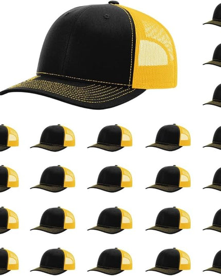 Richardson 112 Classic Six-Panel Adjustable Snapback Trucker Cap | Bulk Packs Available