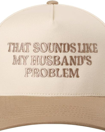 MIRMARU Two-Tone Vintage Canvas Trucker Hats for Men & Women, Adjustable Size Baseball Caps with Trendy Embroidered Design