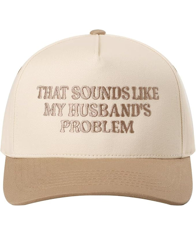 MIRMARU Two-Tone Vintage Canvas Trucker Hats for Men & Women, Adjustable Size Baseball Caps with Trendy Embroidered Design