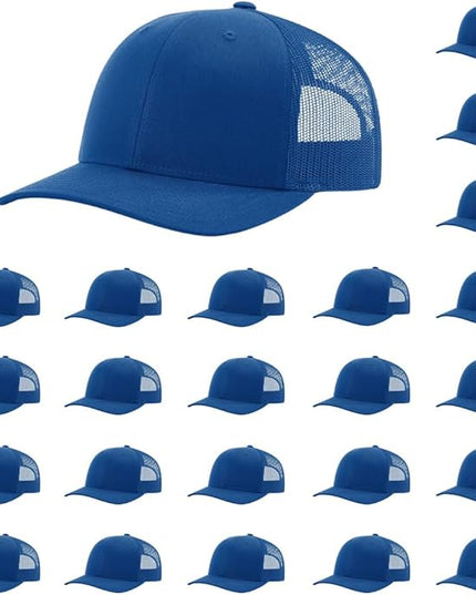 Richardson 112 Classic Six-Panel Adjustable Snapback Trucker Cap | Bulk Packs Available