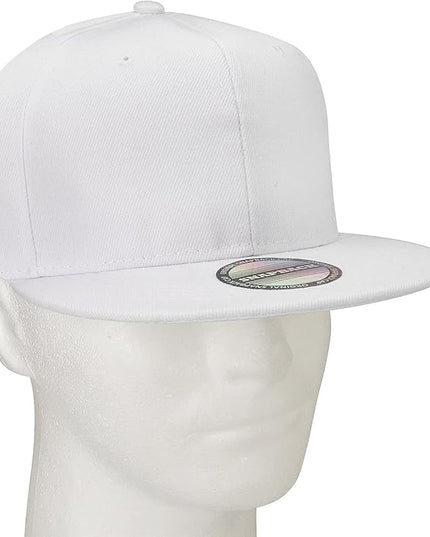 Classic Snapback Hat Cap Hip Hop Style Flat Bill Blank Solid Color Adjustable Size