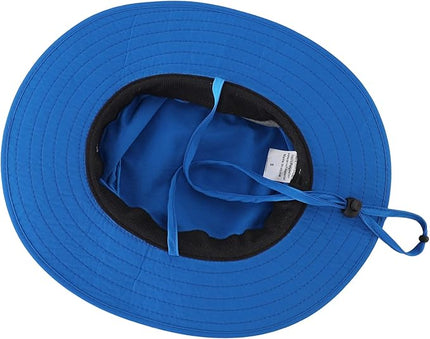 LLmoway Kids Sun Protection Hat Quick Dry Adjustable Wide Brim Mesh Bucket Hat