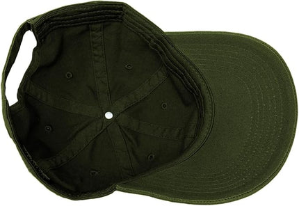 Glory Max 100% Cotton Baseball Cap Classic Plain Low Profile Golf Dad Hat Buckle Adjustable