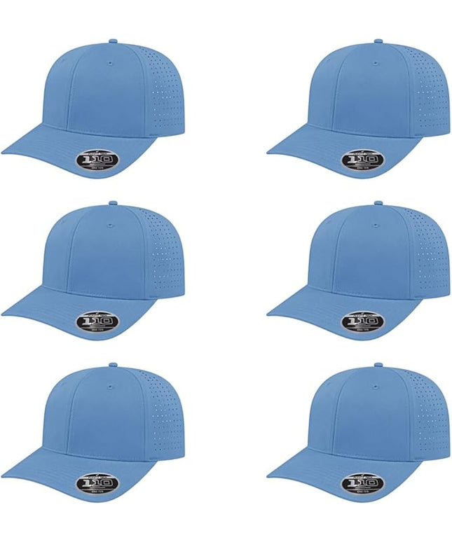 Cap America i8533 Flexfit 110 Perforated Performance Snapback Mid Profile 6-Panel Cap w/UV Guard & Adjustable Snapback