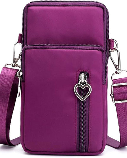 Small Crossbody Wallet Phone Bag Women Mini Crossbody Purse Cell Phone Shoulder Bag Mini Wallet Over Shoulder Strap