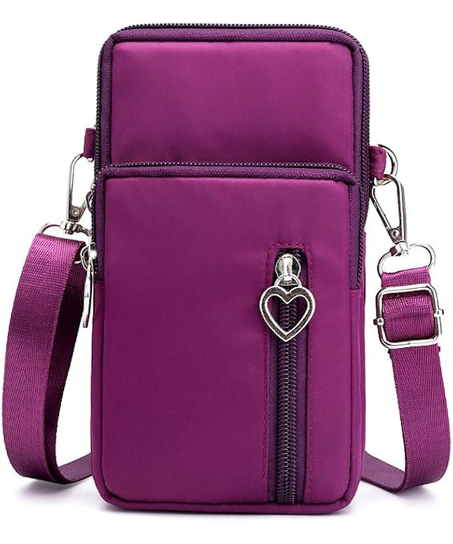 Small Crossbody Wallet Phone Bag Women Mini Crossbody Purse Cell Phone Shoulder Bag Mini Wallet Over Shoulder Strap