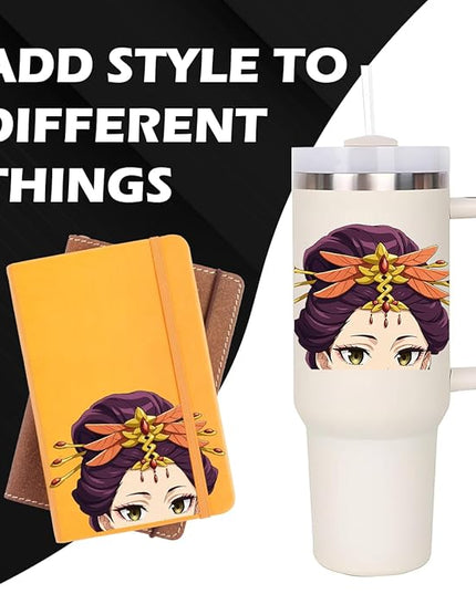 The Court Herbalist Diaries MaoMao Jinshi Anime Manga Decal Stickers for Cars Laptop Skateboard Wall Decor UV Resistant (Loulan)