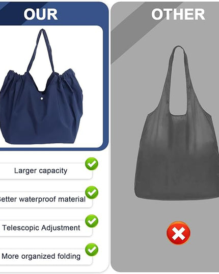 Reusable Grocery Bags,Reusable Shopping Bags,Folding Bags Totes,Stretchable and shrinkable shopping bag for Groceries