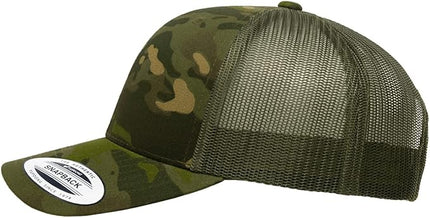 Mrlahat 6606 Yupoong Classics Retro Trucker Cap with Black Bandana