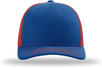 Richardson 112 Trucker Hat - Premium Adjustable Snapback Hat - Structured Six Panel Richardson Blank Caps