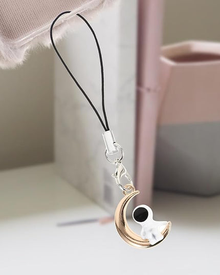 Cartoon Astronaut Phone Hanging Charms Phone Case Chain Key Chain Pendant