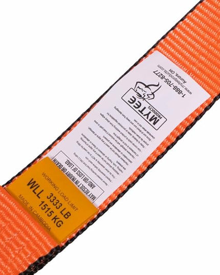 Mytee Products (4 Pack) Winch Straps 2" x30' - High Abrasion Orange Heavy Duty Tie Down w/Flat Hook WLL# 6670 lbs - 2 Inch Cargo Control for Flatbed Truck Utility Trailer