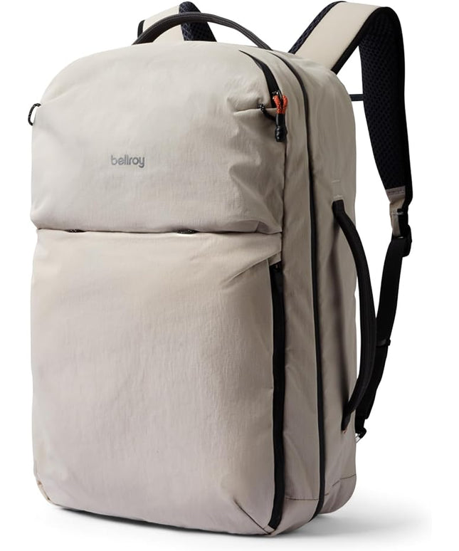 Bellroy Lite Travel Pack 30L (carry-on backpack, travel backpack for international travelers, with laptop pocket, interior packing cells and tuck-away shoulder straps) - Ash